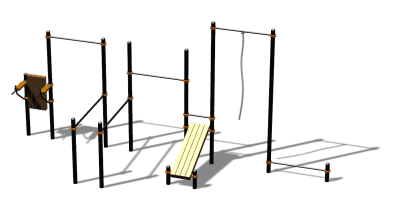 Спортивный комплекс воркаут ВС-90 в Санкт-Петербурге