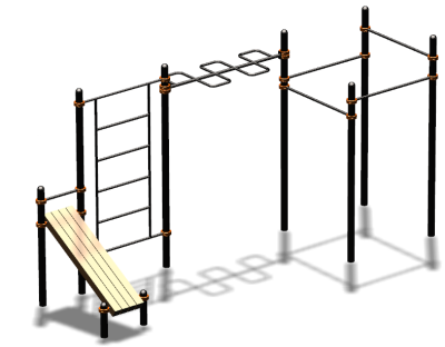 Спортивный комплекс воркаут ВС-74 в Санкт-Петербурге
