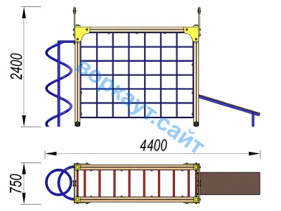 Детский спортивный комплекс Юниор ДСК 3105 в Санкт-Петербурге