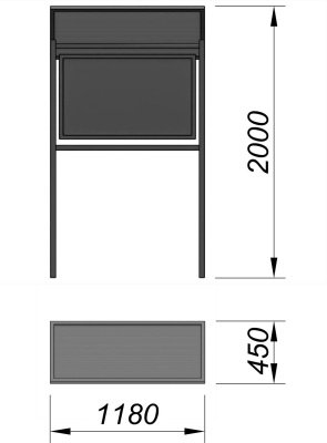 Информационный стенд МАФ 6006 в Санкт-Петербурге