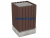 Урна деревянная квадратная с бетонным основанием МАФ 1633 в Санкт-Петербурге