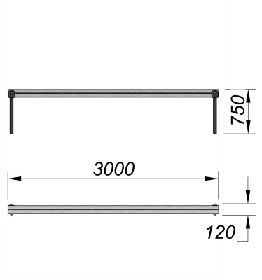 Бум бревно ДСК 3540 в Санкт-Петербурге